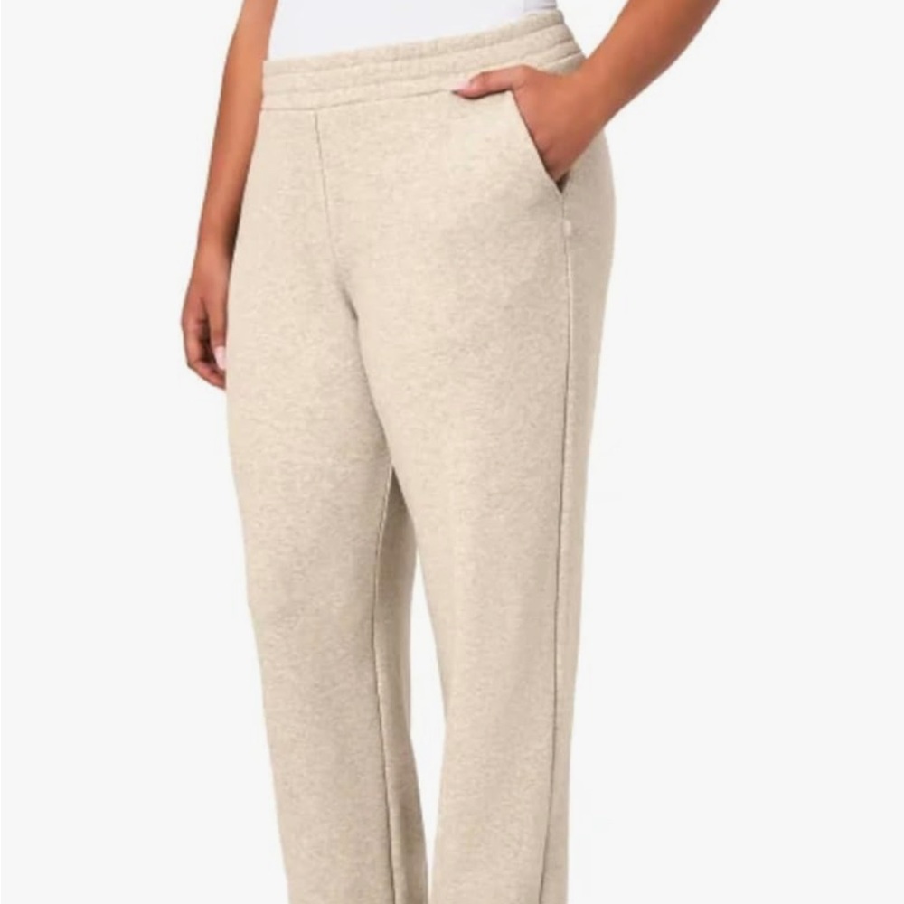 Mondetta Women's Pull On High Waisted Fleece Pant